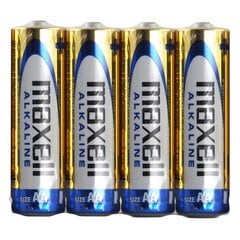 Baterijos Maxell Alkaline, AA (LR6), 4 vnt. kaina ir informacija | Alkaline Santechnika, remontas, šildymas | pigu.lt