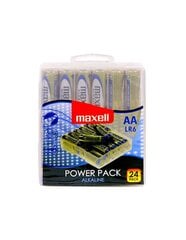 MAXELL MAXELL šarminės baterijos AA LR6 PAKUOTĖS * 24 BATERIJOS kaina ir informacija | MAXELL Mobilieji telefonai ir jų priedai | pigu.lt