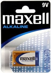 Maxell elementas (6LR61), 9V kaina ir informacija | Elementai | pigu.lt