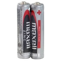Baterijos Maxell Zinc, AAA (R03), 2vnt. kaina ir informacija | Elementai | pigu.lt