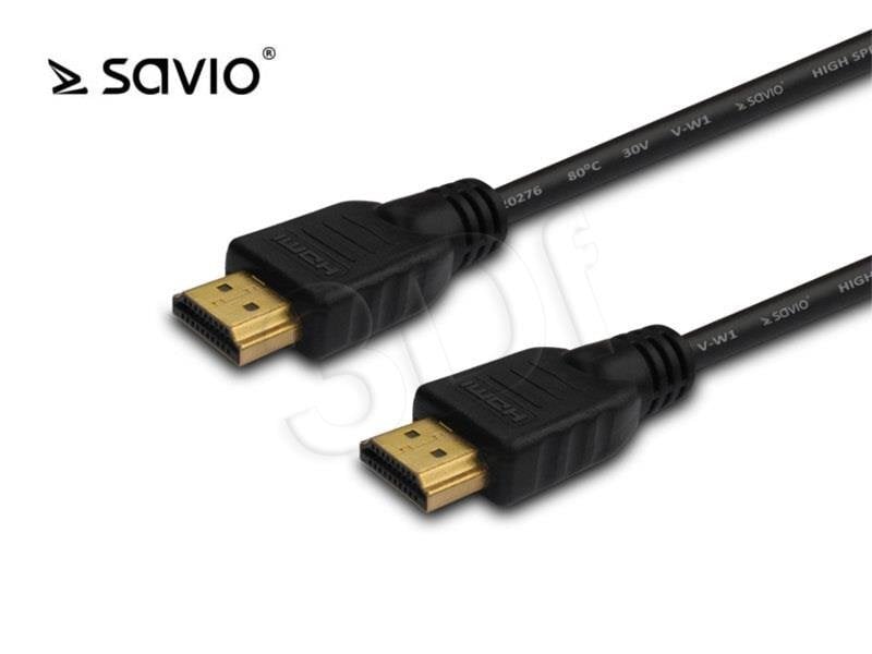 Kabelis Elmak HDMI - HDMI 15m (SAVIO CL-38) kaina ir informacija | Kabeliai ir laidai | pigu.lt