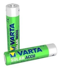 Varta Solar HR03 элементы, 2 шт цена и информация | Батарейки | pigu.lt