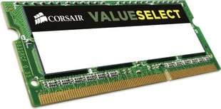 Corsair DDR3L SODIMM 4GB 1333MHz CL9 (CMSO4GX3M1C1333C9) цена и информация | Оперативная память (RAM) | pigu.lt