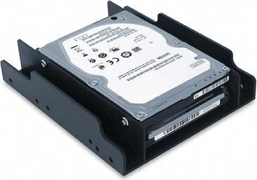 LC-Power Drive bay adapter for HDD or SSD: 3.5" to 2x 2.5" (LC-ADA-35-225) kaina ir informacija | Komponentų priedai | pigu.lt