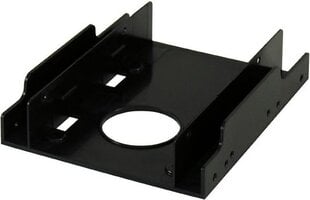 LC-Power Drive bay adapter for HDD or SSD: 3.5" to 2x 2.5" (LC-ADA-35-225) kaina ir informacija | Komponentų priedai | pigu.lt