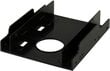 LC-Power Drive bay adapter for HDD or SSD: 3.5" to 2x 2.5" (LC-ADA-35-225) цена и информация | Komponentų priedai | pigu.lt