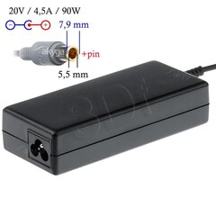 Akyga 100-250V, 20V, 4.5A, 90W цена и информация | Зарядные устройства для ноутбуков	 | pigu.lt