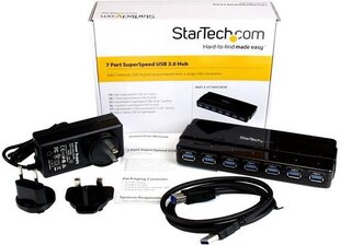 StarTech ST7300USB3B цена и информация | Адаптеры, USB-разветвители | pigu.lt