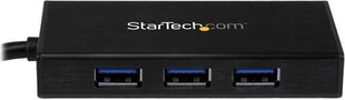 StarTech ST3300GU3B цена и информация | Адаптеры, USB-разветвители | pigu.lt