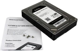 StarTech 2.5” to 3.5” SATA Aluminum Hard Drive Adapter (25SAT35HDD) kaina ir informacija | Startech Kompiuterinė technika | pigu.lt