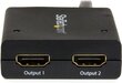 HDMI - 2 x HDMI adapteris Startech ST122HD4KU цена и информация | Kabeliai ir laidai | pigu.lt