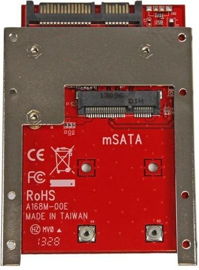 StarTech mSATA SSD to 2.5in SATA Adapter Converter (SAT32MSAT257) kaina ir informacija | Komponentų priedai | pigu.lt