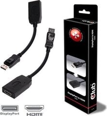 Club 3D displayport to HDMI цена и информация | Адаптеры, USB-разветвители | pigu.lt