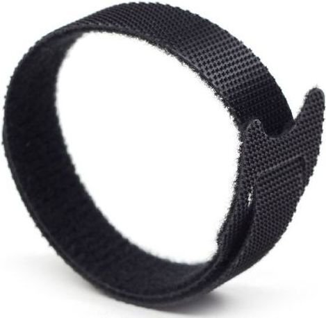 Gembird Velcro cable ties, 210 mm, black, 100pcs (VT-210X12) цена и информация | Komponentų priedai | pigu.lt