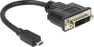 Delock 65563, Micro HDMI/DVI-D, 20 cm kaina ir informacija | Kabeliai ir laidai | pigu.lt