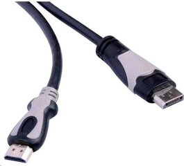 PremiumCord HDMI/DP, 1 м цена и информация | Кабели и провода | pigu.lt