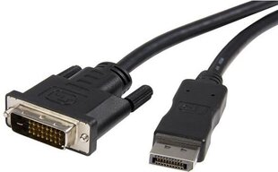 StarTech, DP2DVIMM10 DisplayPort - DVI-D, 3 m kaina ir informacija | Kabeliai ir laidai | pigu.lt