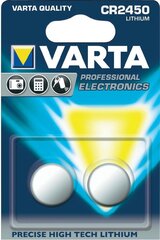 Varta Bateria Electronics CR2450 620mAh 2 szt. цена и информация | Аккумуляторы для фотоаппаратов | pigu.lt