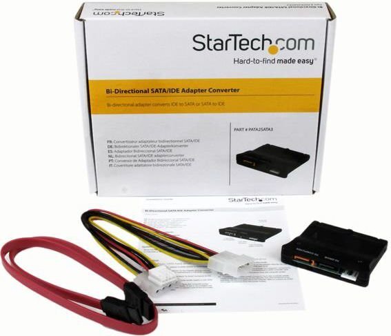 StarTech Bi-Directional SATA IDE Adapter Converter (PATA2SATA3) kaina ir informacija | Komponentų priedai | pigu.lt