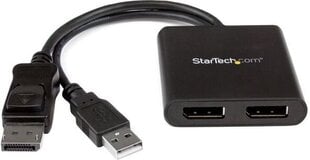 StarTech MSTDP122DP adapteris kaina ir informacija | Adapteriai, USB šakotuvai | pigu.lt