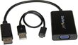 Kabelis StarTech DP2VGAA цена и информация | Adapteriai, USB šakotuvai | pigu.lt