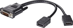 Delock 65280, DMS-59/HDMI, 20 cm kaina ir informacija | Kabeliai ir laidai | pigu.lt