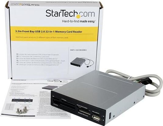 StarTech 35FCREADBK3 цена и информация | Adapteriai, USB šakotuvai | pigu.lt