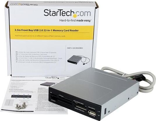 StarTech 35FCREADBK3 kaina ir informacija | Adapteriai, USB šakotuvai | pigu.lt