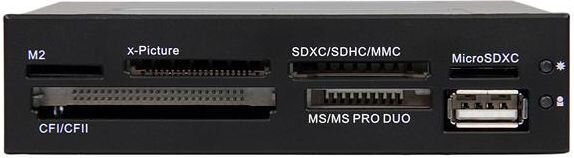 StarTech 35FCREADBK3 цена и информация | Adapteriai, USB šakotuvai | pigu.lt