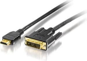 Equip 119323, HDMI/DVI-D, 3 м цена и информация | Кабели и провода | pigu.lt