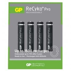 GP Recyko Pro 800 mAh (AAA) 4vnt. kaina ir informacija | Elementai | pigu.lt