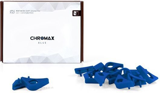 Noctua Chromax Anti-Vibration Fan Mount Set, 16 pcs, Blue (NA-SAVP1) kaina ir informacija | Komponentų priedai | pigu.lt