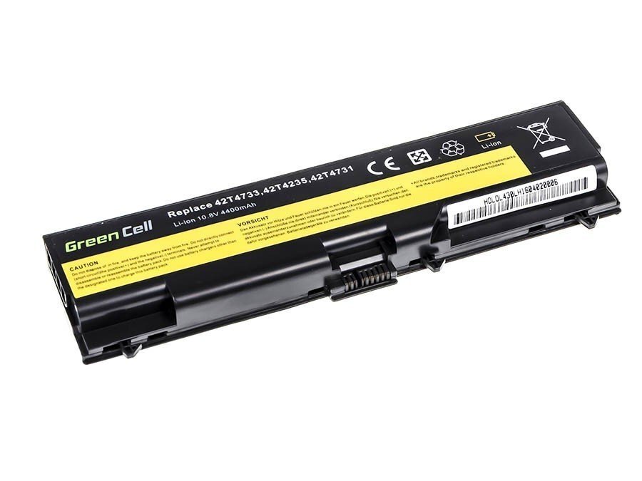 Green Cell Laptop Battery for IBM Lenovo ThinkPad L430 L530 T430 T530 W530 kaina ir informacija | Akumuliatoriai nešiojamiems kompiuteriams | pigu.lt