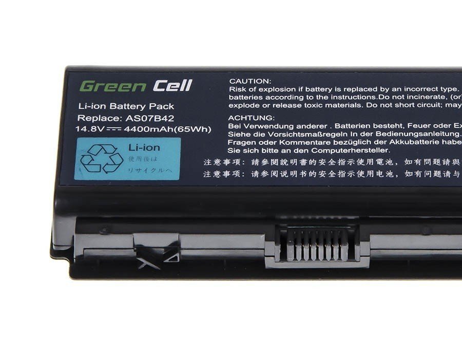 Green Cell Laptop Battery for Acer Aspire 7720 7535 6930 5920 5739 5720 5520 5315 5220 14.8V kaina ir informacija | Akumuliatoriai nešiojamiems kompiuteriams | pigu.lt