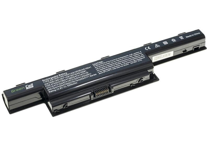 Green Cell PRO Laptop Battery for Acer Aspire 5733 5741 5742 5742G 5750G E1-571 TravelMate 5740 5742 kaina ir informacija | Akumuliatoriai nešiojamiems kompiuteriams | pigu.lt