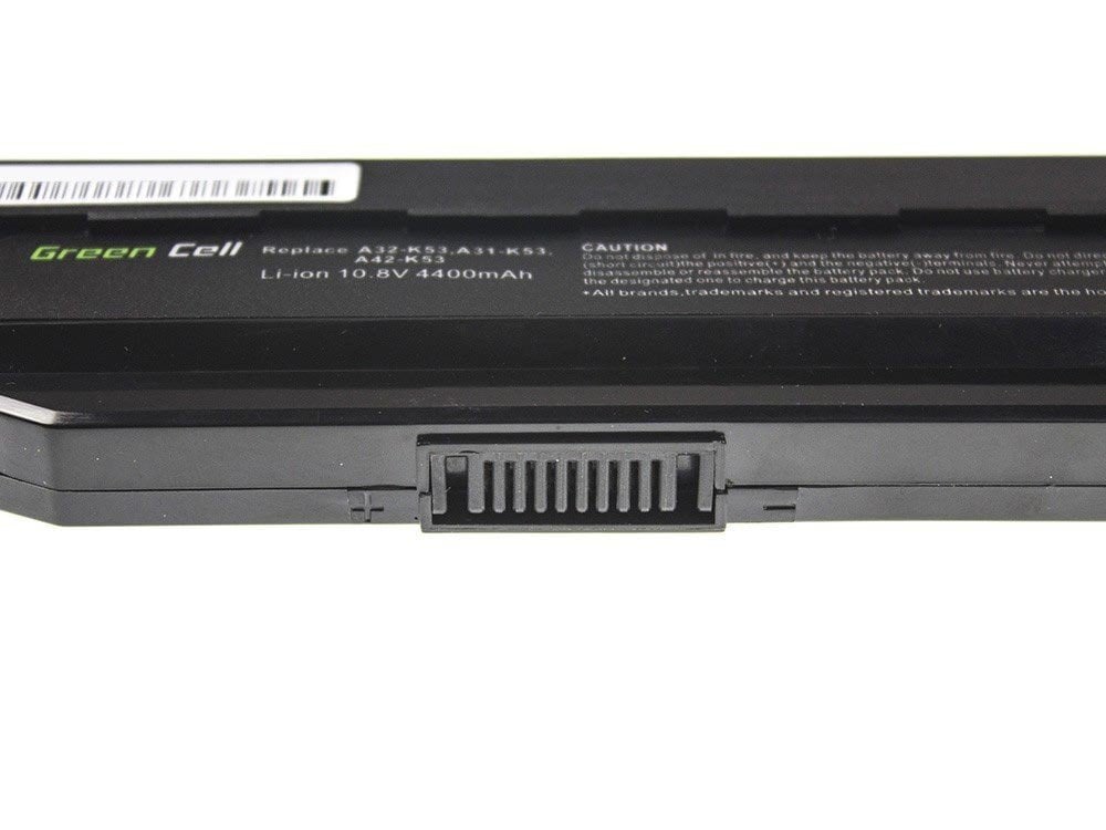 Green Cell Laptop Battery for Asus K53 K53E K53S K53SV X53 X53S X53U X54 X54C X54H цена и информация | Akumuliatoriai nešiojamiems kompiuteriams | pigu.lt