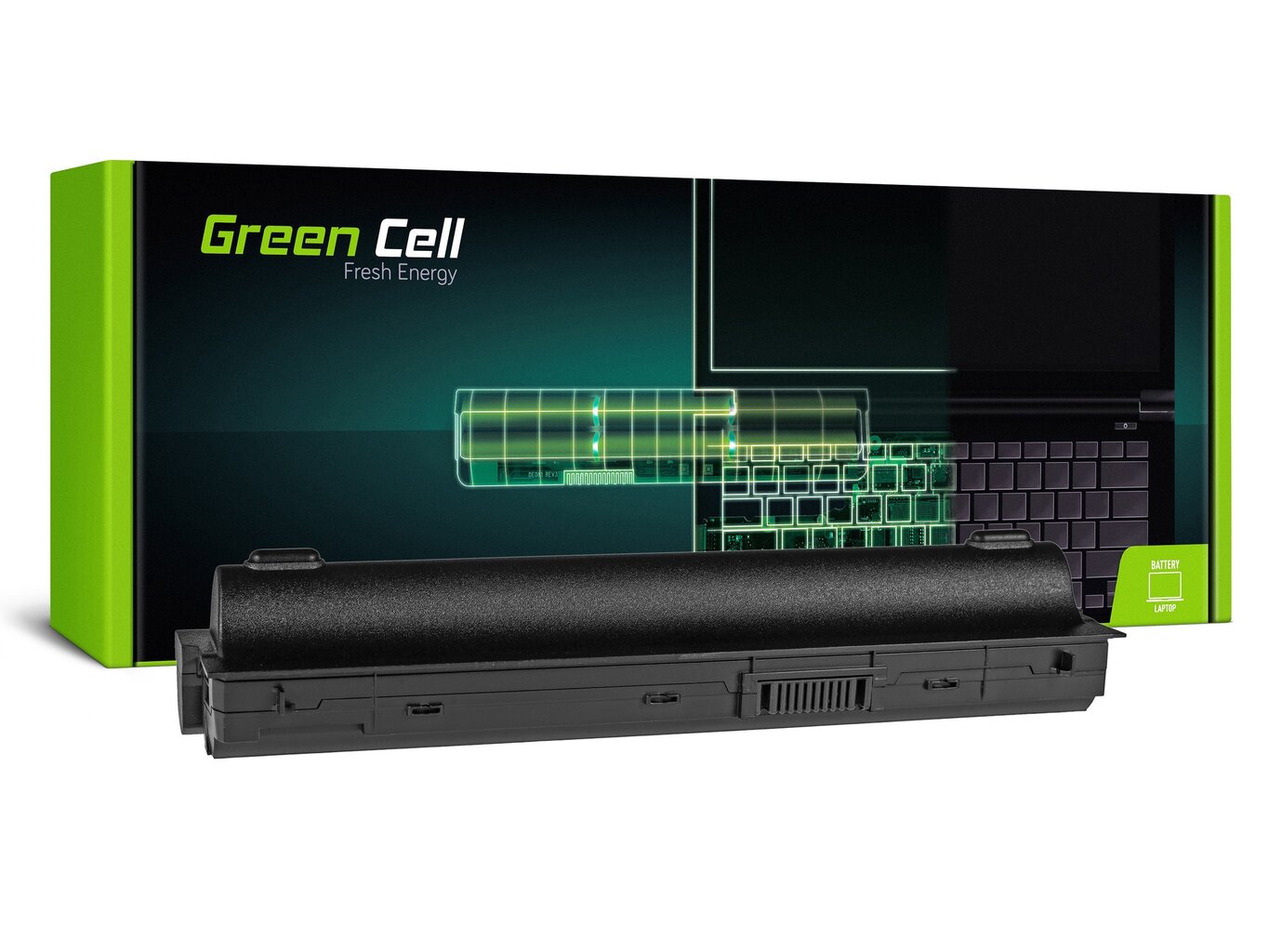 Green Cell Laptop Battery for Dell Latitude E6220 E6230 E6320 E6320 цена и информация | Akumuliatoriai nešiojamiems kompiuteriams | pigu.lt