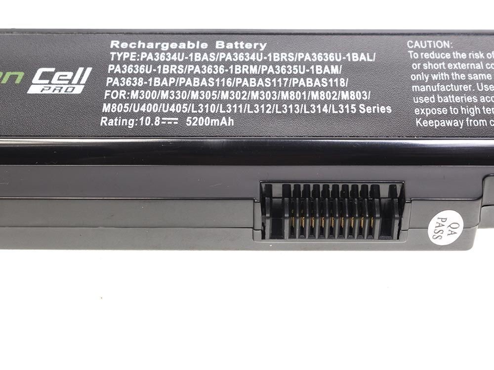 Green Cell PRO Laptop Battery for Toshiba Satellite C650 C650D C660 C660D L650D L655 L750 цена и информация | Akumuliatoriai nešiojamiems kompiuteriams | pigu.lt