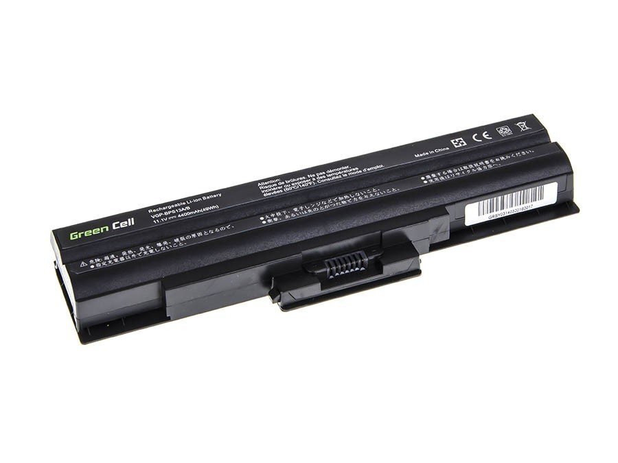 Green Cell Laptop Battery for Sony VAIO VGN-FW PCG-31311M VGN-FW21E цена и информация | Akumuliatoriai nešiojamiems kompiuteriams | pigu.lt