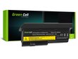 Green Cell Laptop Battery for IBM Lenovo ThinkPad X200 X201 X201i kaina ir informacija | Akumuliatoriai nešiojamiems kompiuteriams | pigu.lt