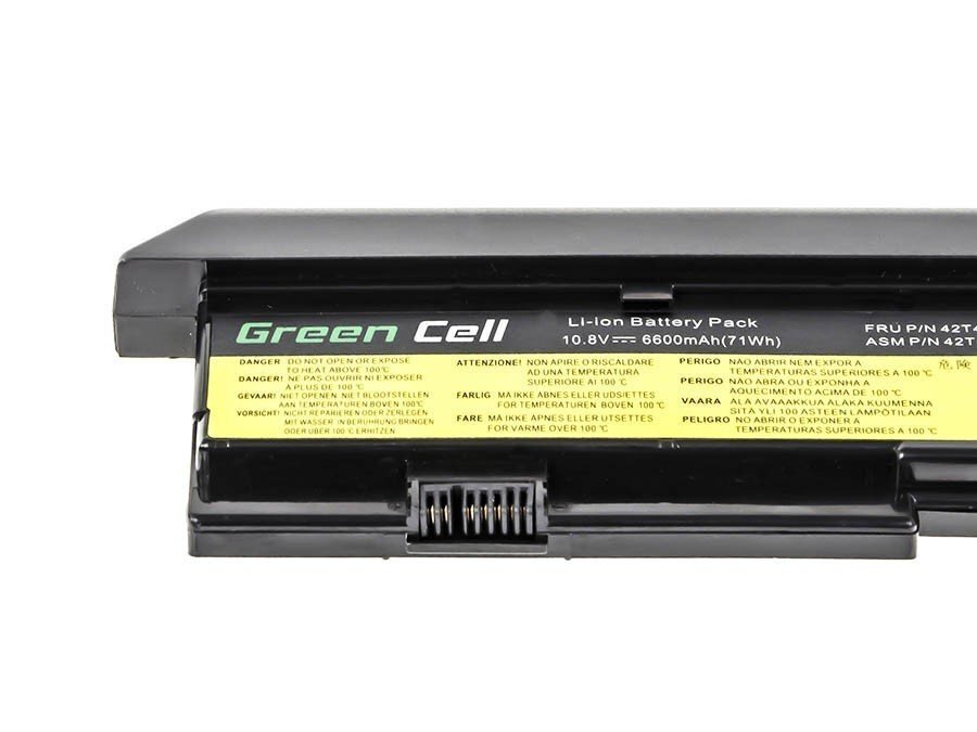 Green Cell Laptop Battery for IBM Lenovo ThinkPad X200 X201 X201i kaina ir informacija | Akumuliatoriai nešiojamiems kompiuteriams | pigu.lt