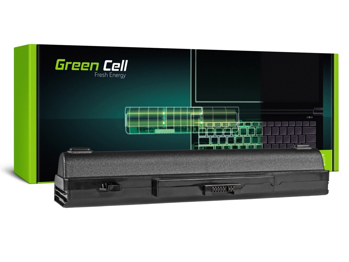 Enlarged Green Cell Laptop Battery for IBM Lenovo G500 G505 G510 G580 G585 G700 IdeaPad Z580 P580 kaina ir informacija | Akumuliatoriai nešiojamiems kompiuteriams | pigu.lt