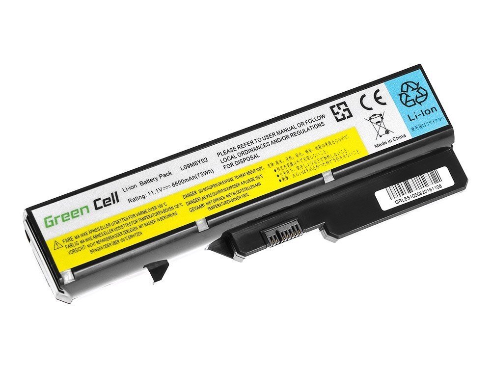 Green Cell Laptop Battery for IBM Lenovo B570 G560 G570 G575 G770 G780 IdeaPad Z560 Z565 Z570 Z585 kaina ir informacija | Akumuliatoriai nešiojamiems kompiuteriams | pigu.lt