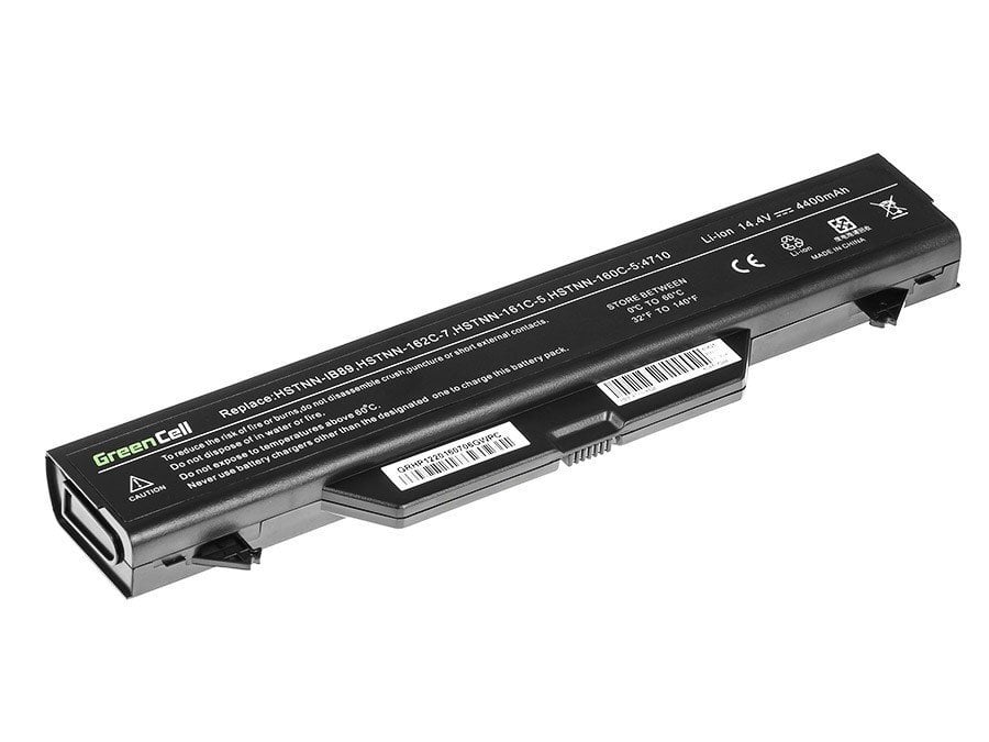 Green Cell Laptop Battery for HSTNN-IB89 HSTNN-IB88 HP ProBook 4510 4511S 4515 4710 4720 kaina ir informacija | Akumuliatoriai nešiojamiems kompiuteriams | pigu.lt