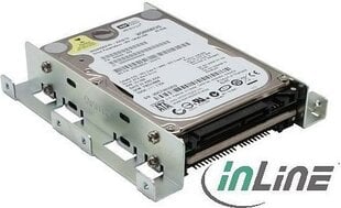 InLine Two 2.5" HDD / SSD to 3.5" HDD size Braket Kit only Bracket and Screws, Black (39950L) kaina ir informacija | Komponentų priedai | pigu.lt