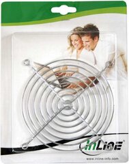 InLine Fan Grill Metal chrome plated 140x140mm (33372C) kaina ir informacija | Komponentų priedai | pigu.lt