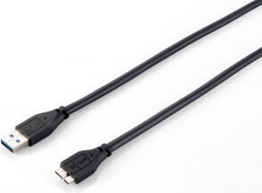 USB 3.0 jungties laidas A-St./ micro B-St.2.0m juodas kaina ir informacija | Kabeliai ir laidai | pigu.lt