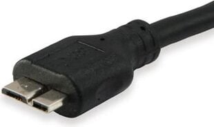 Соединительный кабель USB 3.0 A-St./ micro B-St., 2,0 м, черный цвет цена и информация | Кабели и провода | pigu.lt