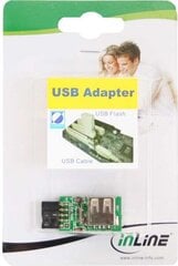 InLine 76638 цена и информация | Адаптеры, USB-разветвители | pigu.lt