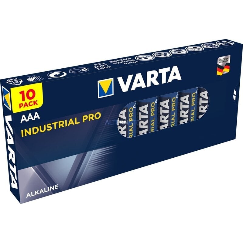 Elementai šarminiai Varta Industrial PRO AAA (10 vnt) цена и информация | Elementai | pigu.lt